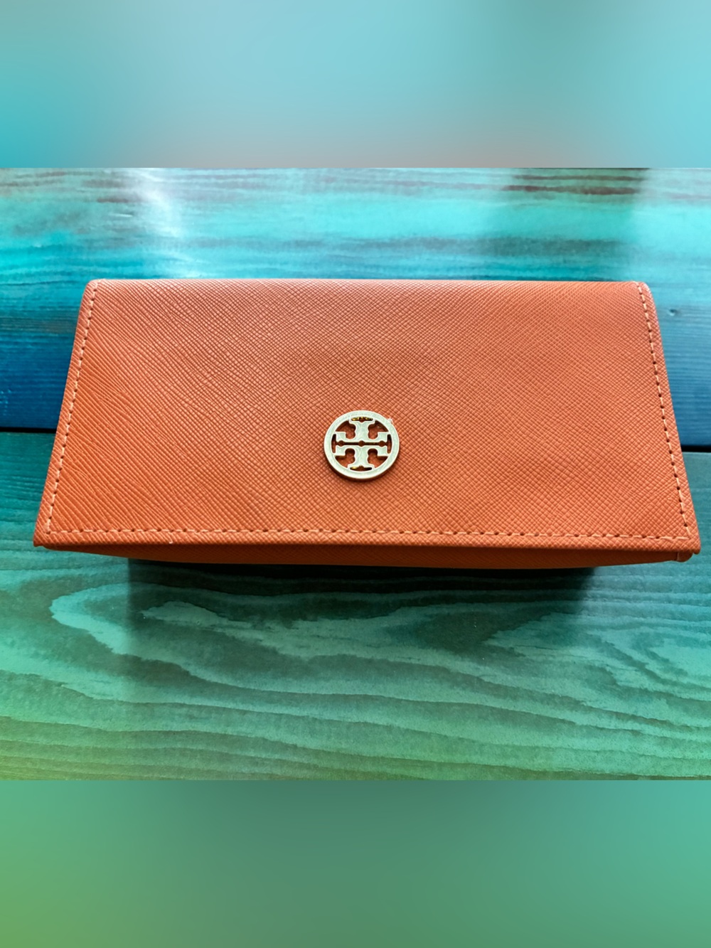 NEW without tag🏝️Tory Burch burnt orange sunglasses case - Picture 3 of 7